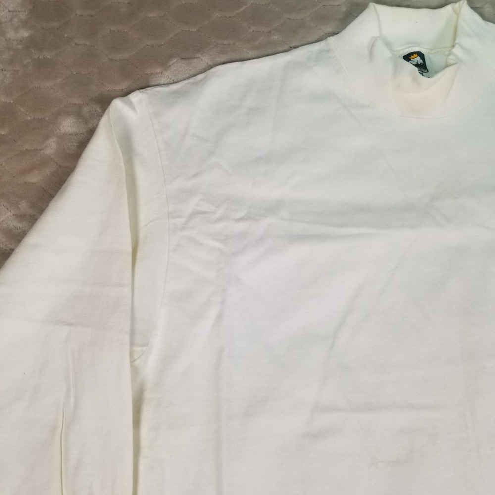 VTG 90s COMPAQ Computers Team Systems Long Sleeve Shirt XL Anvil White USA Made - Picture 4 of 12
